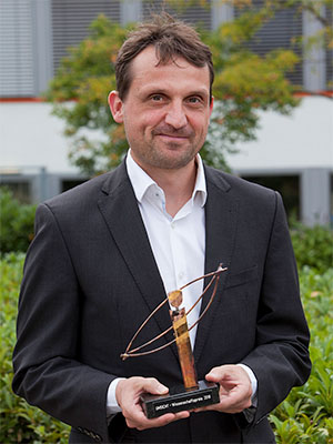 Christian Baars mit dem Wissenschaftspreis